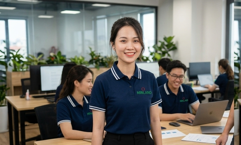 Áo thun đồng phục Minland